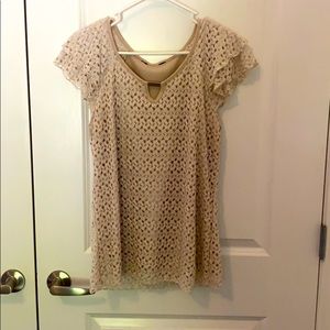 Cream blouse